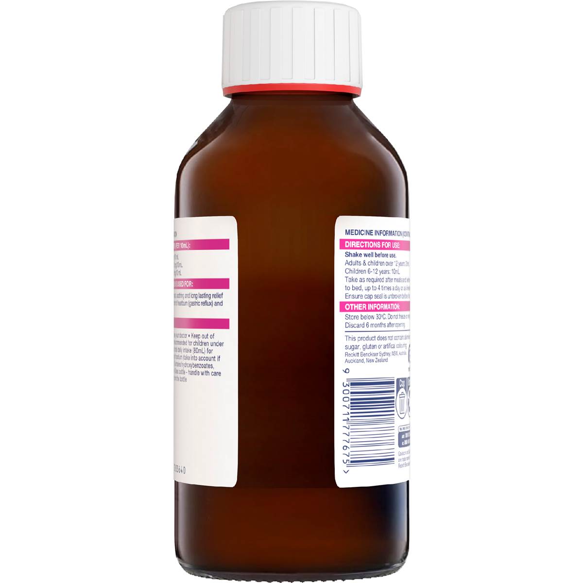 Gaviscon Dual Action Heartburn & Indigestion Liquid Mixed Berry 500mL