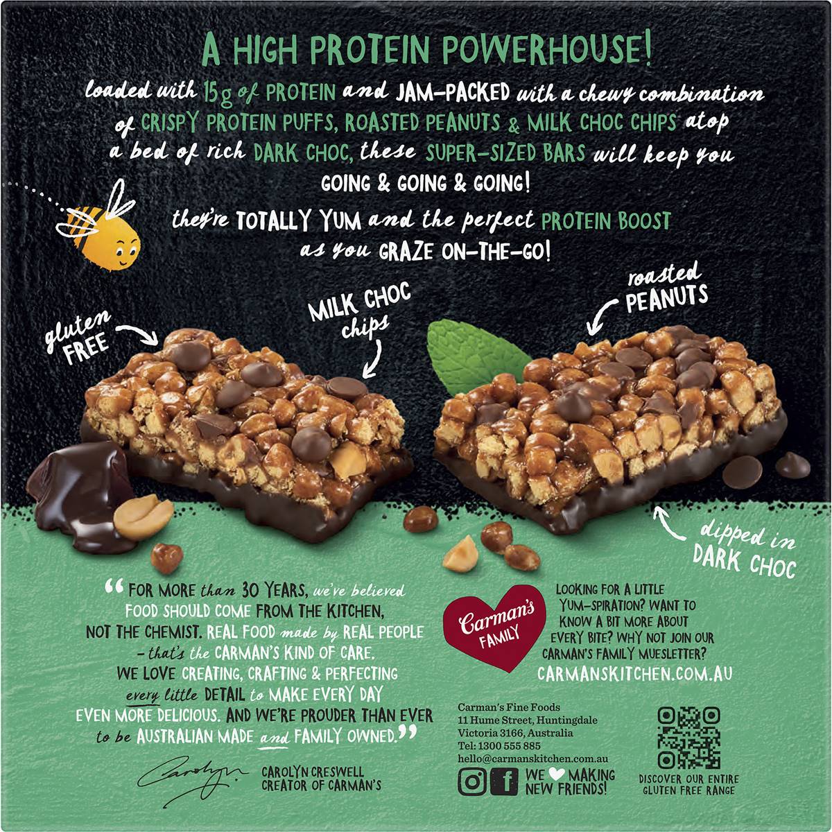 Carman's High Crisp Double Choc Mint 5 Pack 250g