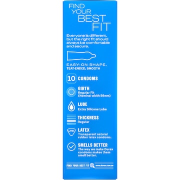 Durex Original Regular Fit Condoms 10 pack