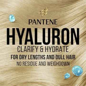 Pantene Hyaluron Clarify & Hydrate Silicone Free Shampoo 650mL