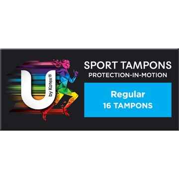 U by Kotex Sport Tampons Regular 16 pack