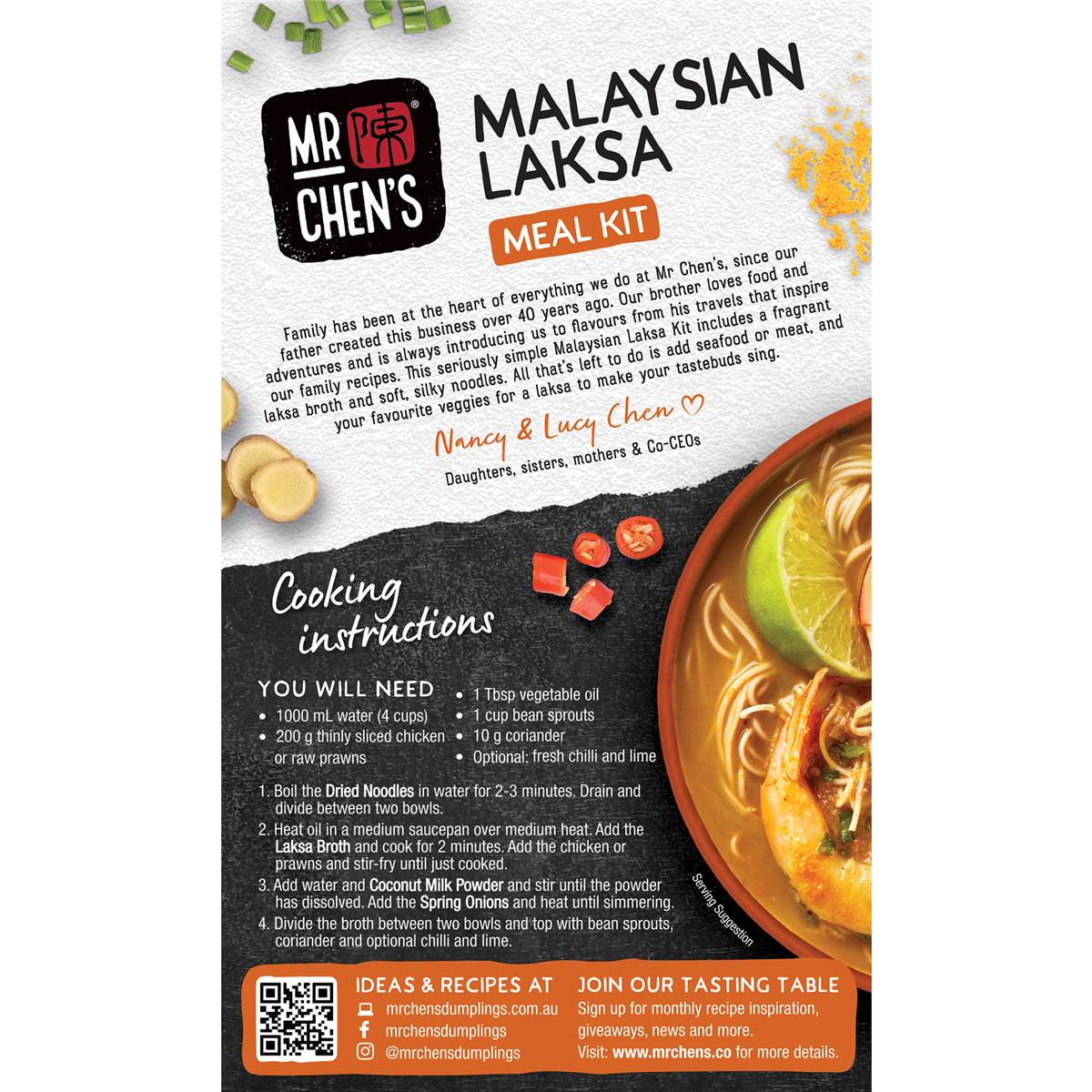 Mr Chen's Malaysian Style Laksa Kit 241g