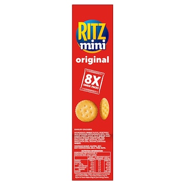 Ritz Mini Crackers Original Flavour Snack Bags 8 pack
