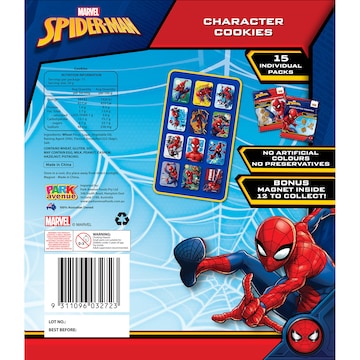 Park Avenue Character Cookies Marvel Spider Man 15 pack