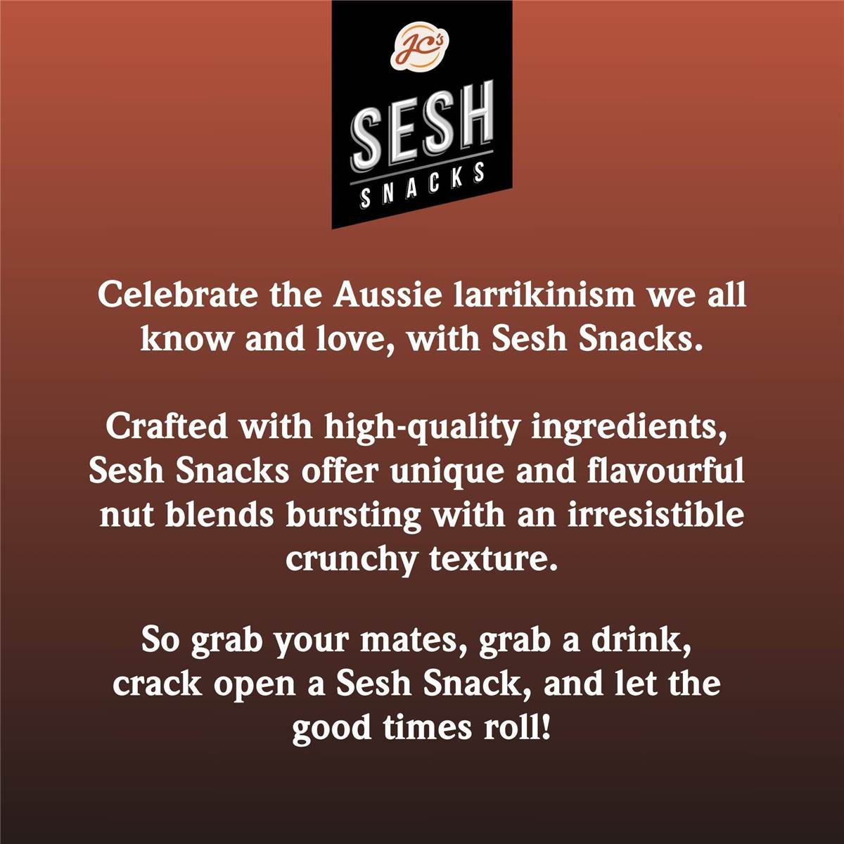 JC's Sesh Snacks Desert Heat Dry Chilli Nut Mix 130g