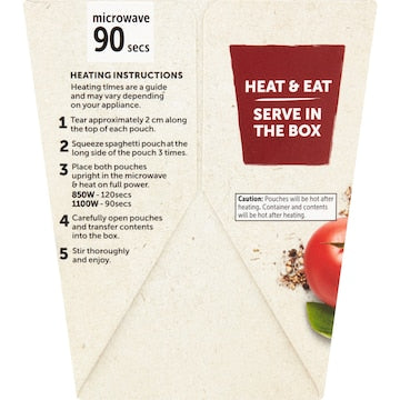 Woolworths Chicken Bolognese Spaghetti 350g