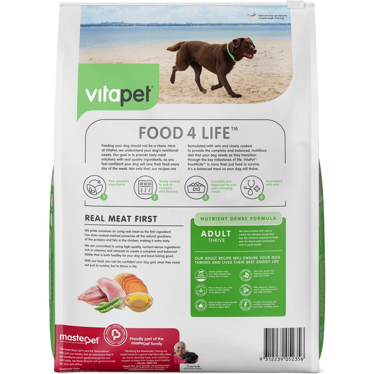 Vitapet Adult Dog Food Chicken 2 Years+ 7kg