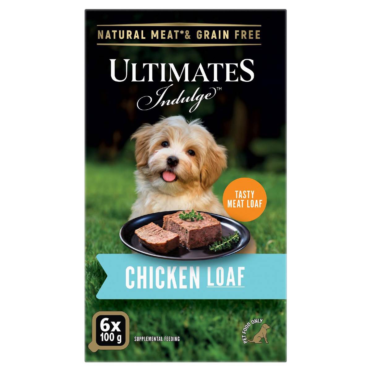 Ultimates Indulge Chicken Loaf 100g x 6 pack