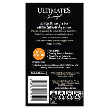 Ultimates Indulge Chicken Loaf Wet Dog Food 100g x 6 pack