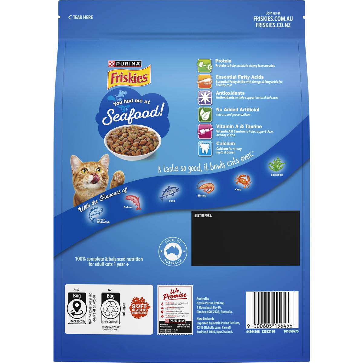 Friskies Seafood Sensation Cat Food 700g