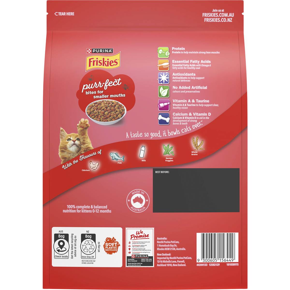 Friskies Cat Food Kitten Discoveries 700g