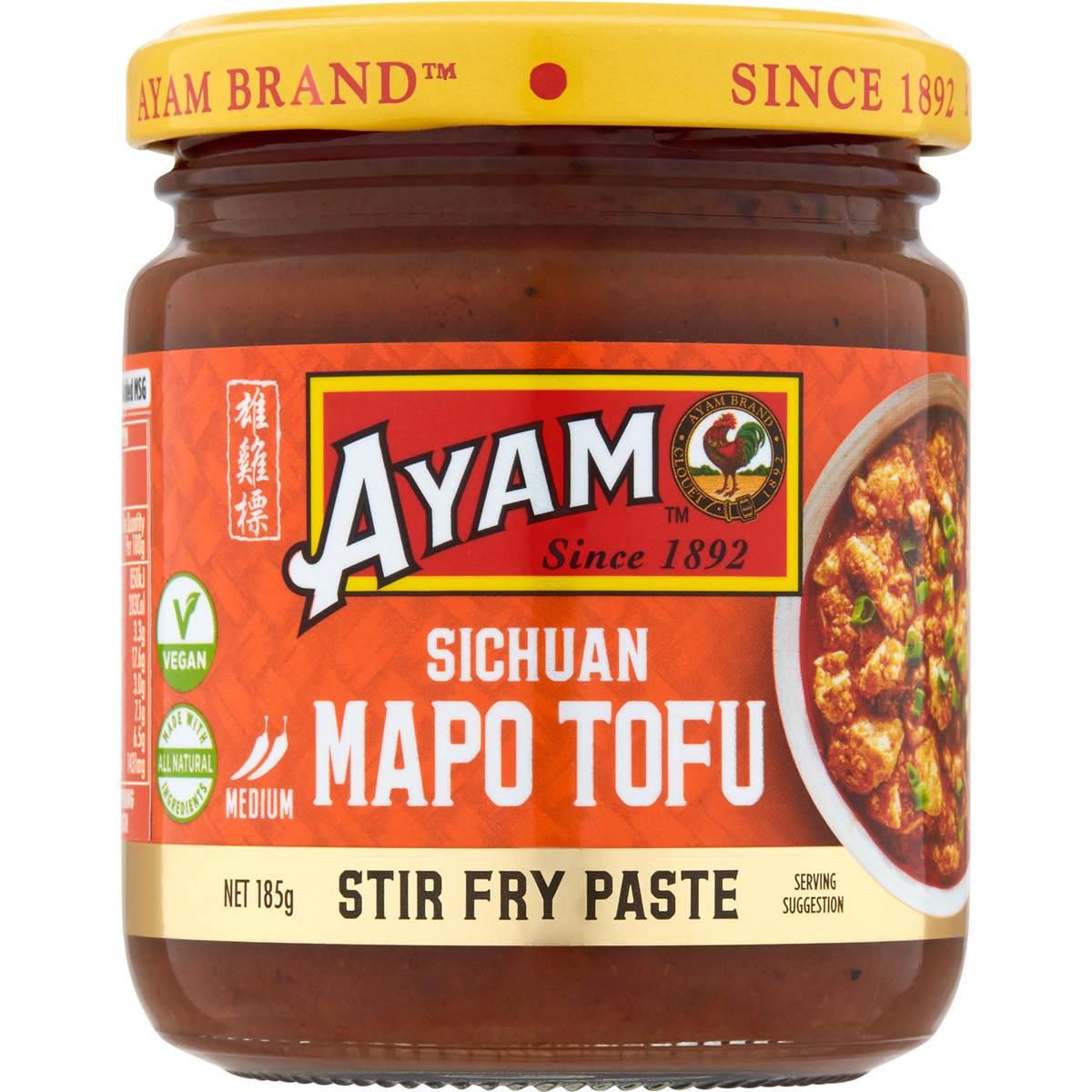 Ayam Sichuan Mapo Tofu Stir Fry Paste 185g