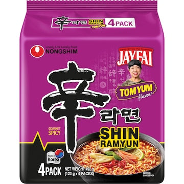 Nongshim Shin Ramyun Tom Yum Soup 4 pack