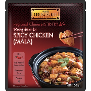 Lee Kum Kee Spicy Chicken Mala Ready Sauce 100g