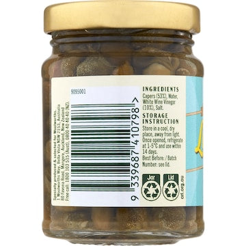 La Gina Capotes Capers 100g