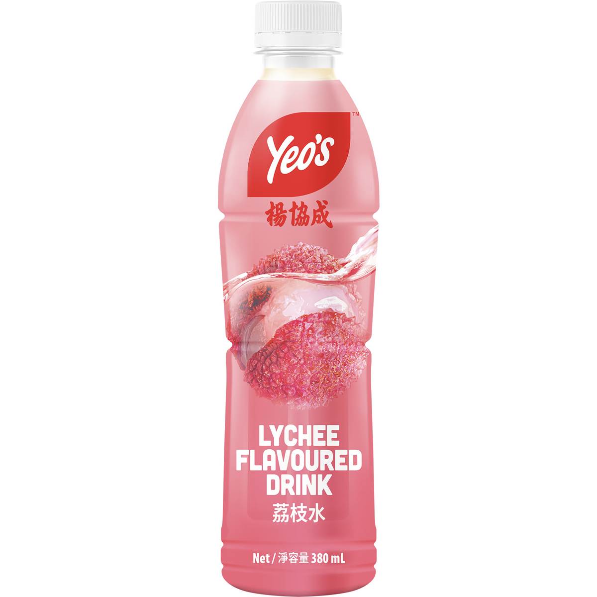 Yeo's Lychee Flavoured Drink 380mL