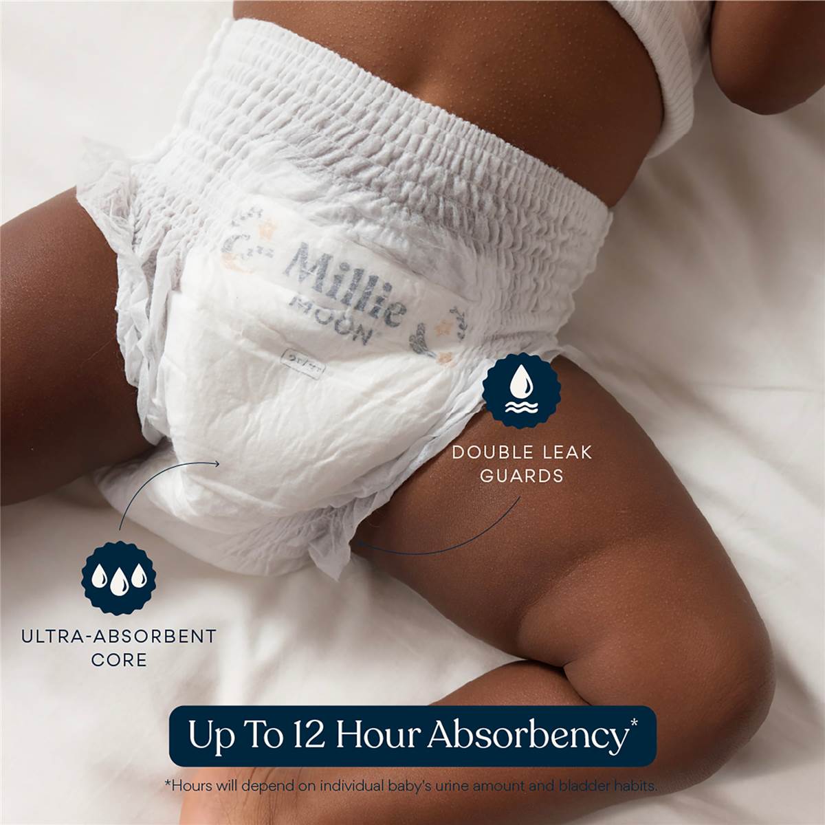 Millie Moon Luxury Nappy Training Pants Size 7 17+kg 22 pack