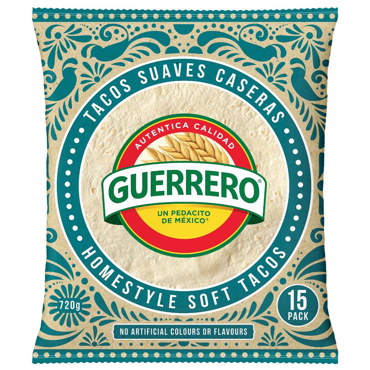 Guerrero Homestyle Soft Tacos 15 pack