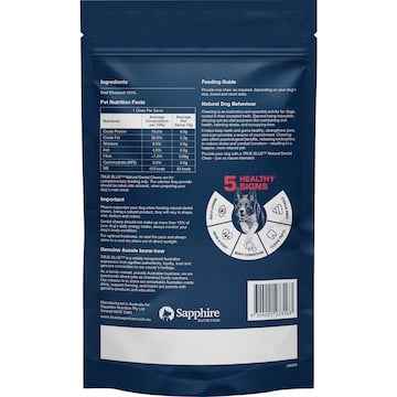 True Blue Aussie Beef Weasands Dog Treats 7 pack