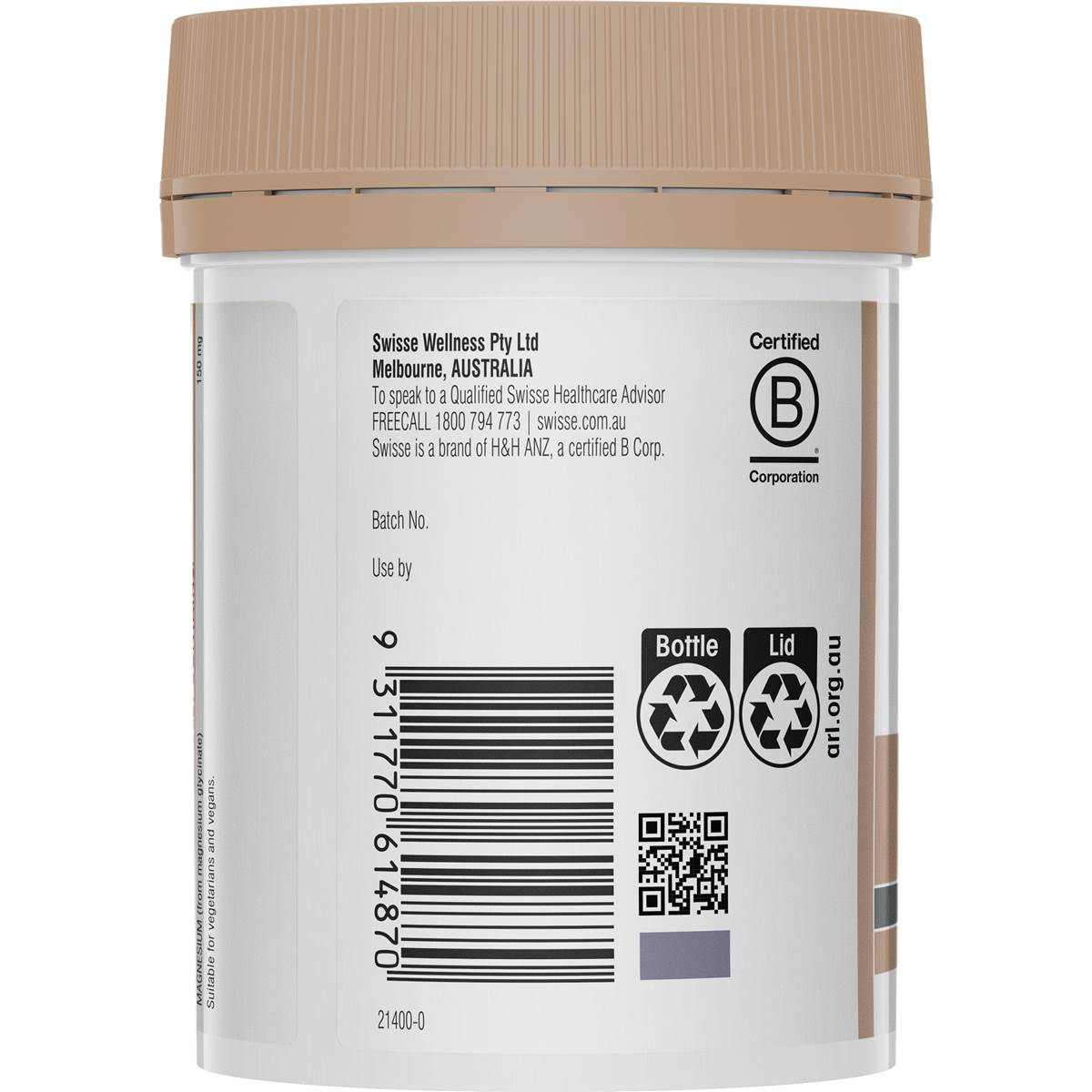 Swisse Ultiboost Magnesium Glycinate Tablets 120 pack