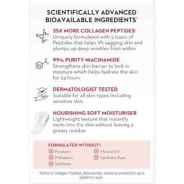 Olay Regenerist Super Collagen Peptides Soft Moisturiser 45g