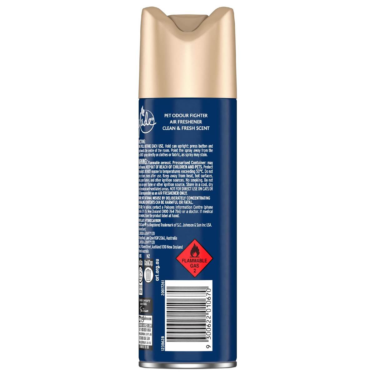 Glade Pet Odour Fighter Air Freshener Clean & Fresh 200g