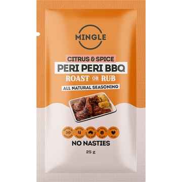 Mingle Peri Peri BBQ Seasoning 25g
