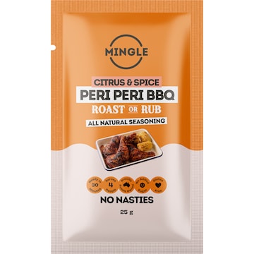 Mingle Peri Peri BBQ Seasoning 25g