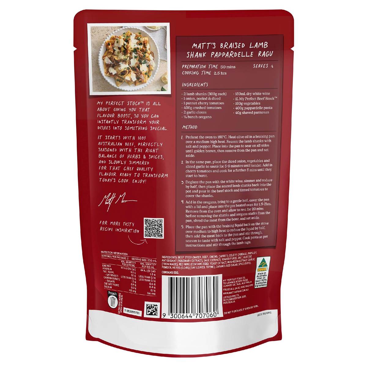Matt Moran Beef Stock 500mL