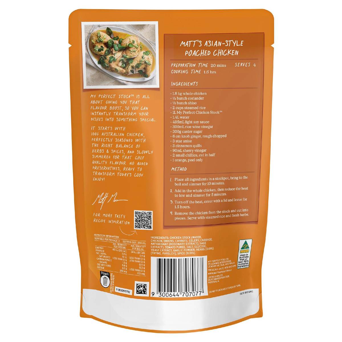 Matt Moran Chicken Stock 500mL