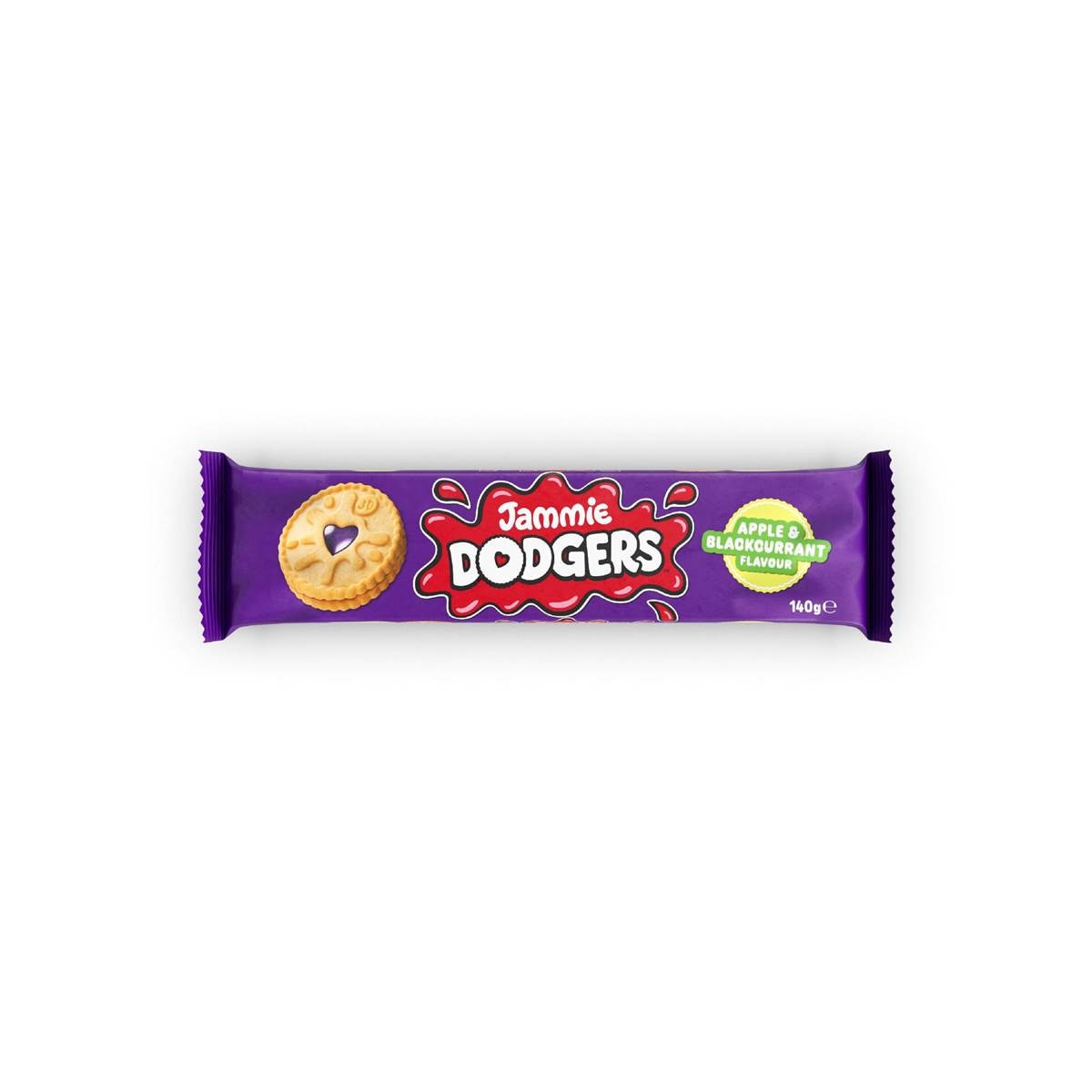 Jammie Dodgers Apple & Blackcurrant Biscuits 140g