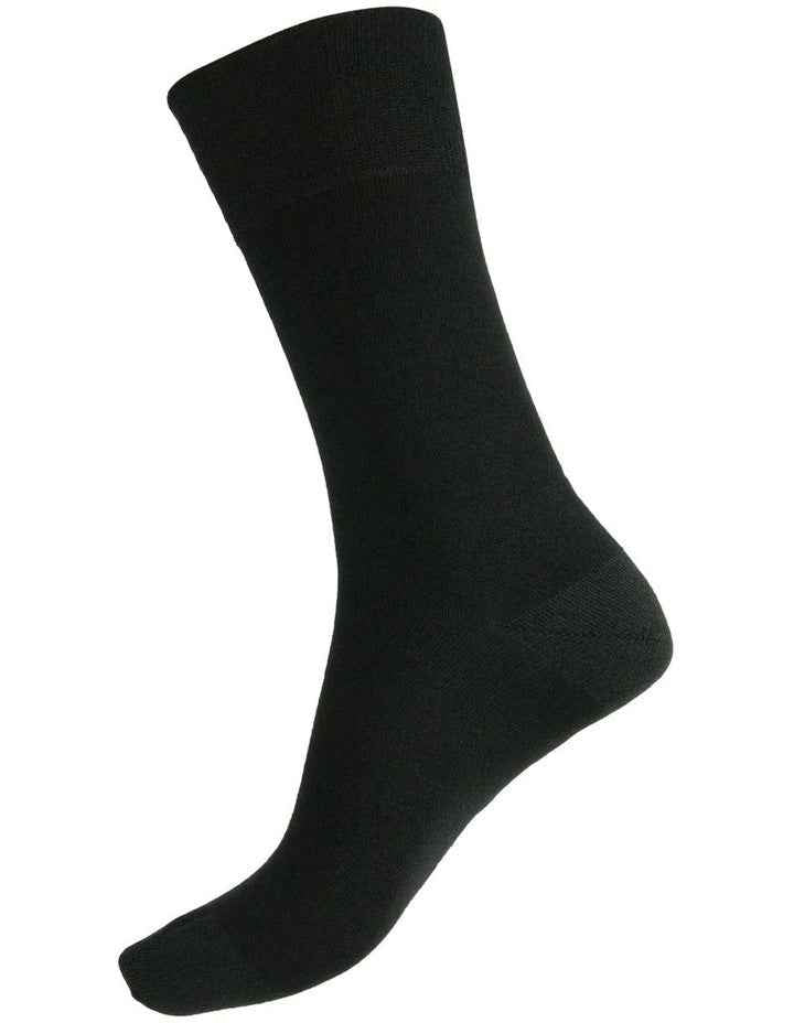 Merino Wool Blend Sock in Black