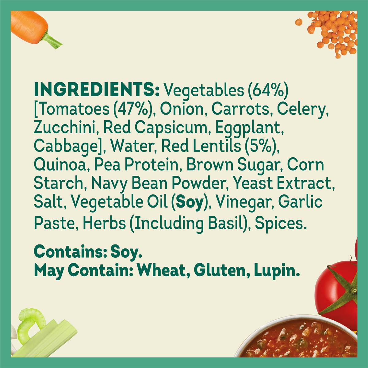 Heinz Eat Well Soup Pouch Tomato & Vegetable 380g