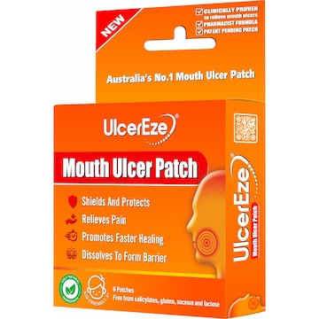UlcerEze Mouth Ulcer Patch 6 pack