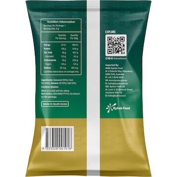 The Han Kitchen Roasted Seaweed 8 pack