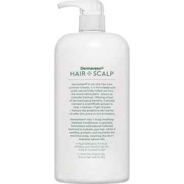 DermaVeen Hair + Scalp Soothing Oatmeal Conditioner 1L
