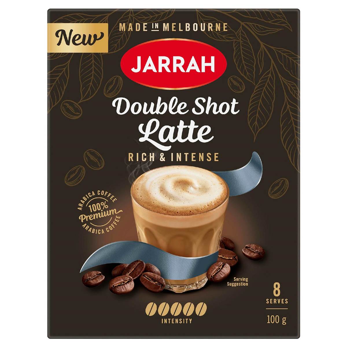 Jarrah Double Shot Latte Sachets 8 pack