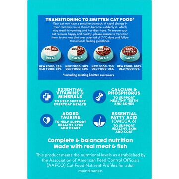 Smitten Fish Selection Wet Cat Food Pouches 85g x 12 pack