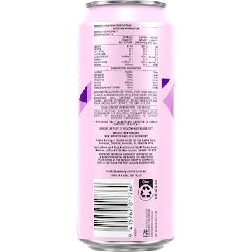 Rockstar Energy Drink Zero Sugar Tropical Guava Can 500mL