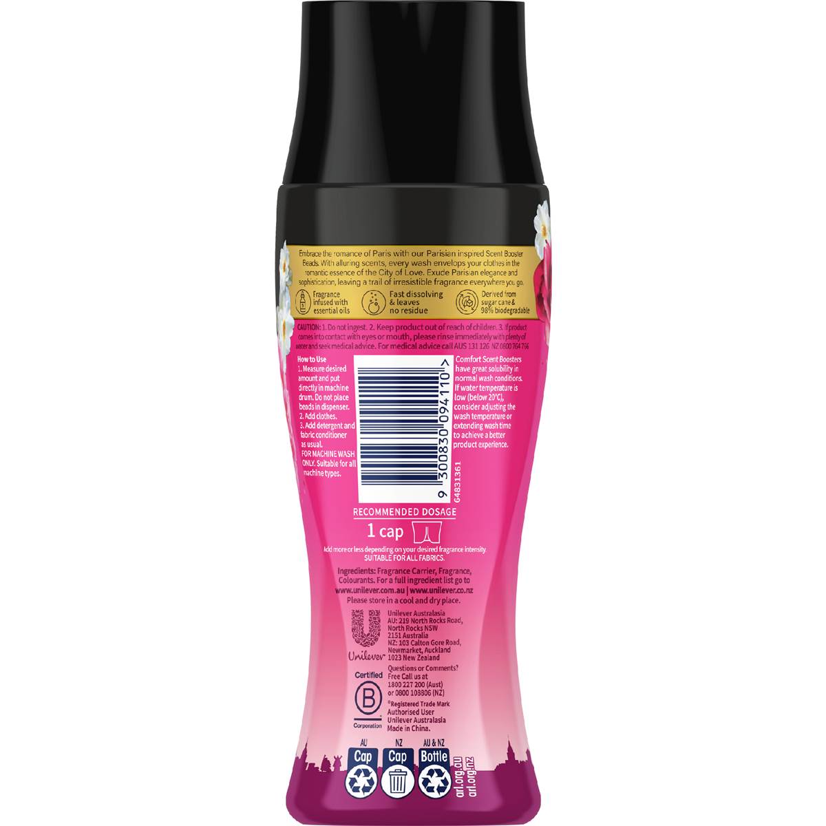 Comfort Paris Scent Booster Beads Rose Jasmine & Vanilla 200g