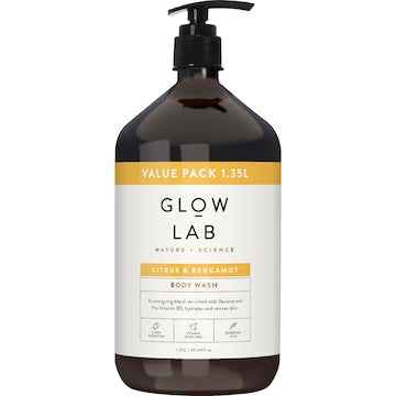 Glow Lab Body Wash Citrus & Bergamot 1.35L