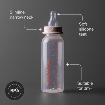 Tommee Tippee Classic Start Baby Bottle 0M+ 250mL Assorted each