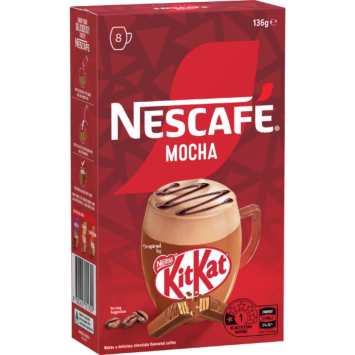 Nescafe Kit Kat Mocha Sachets 8 pack