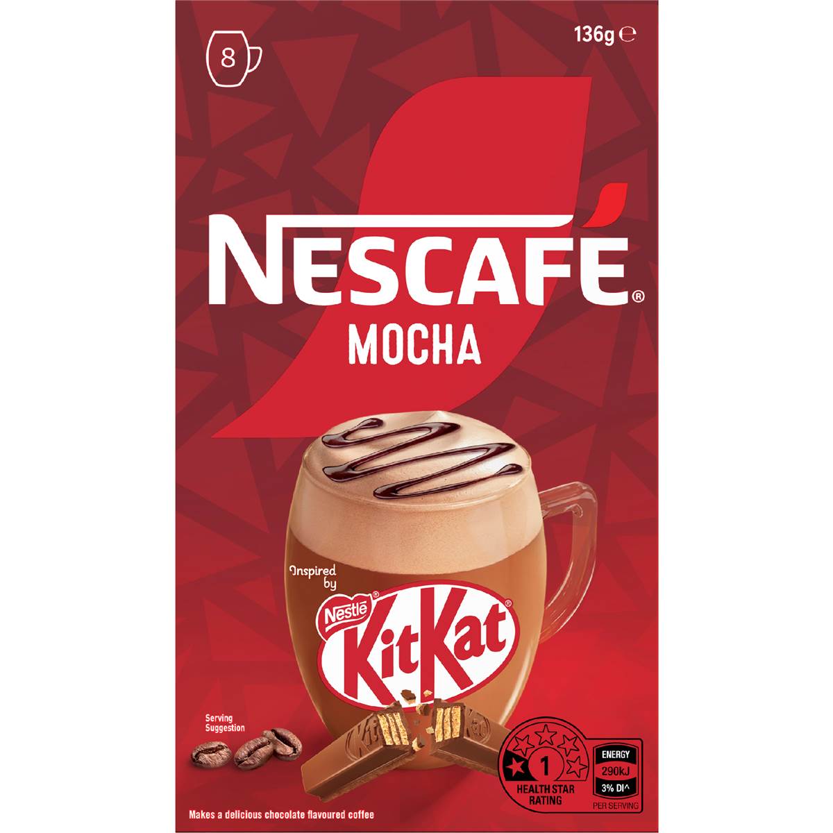 Nescafe Kit Kat Mocha Sachets 8 pack