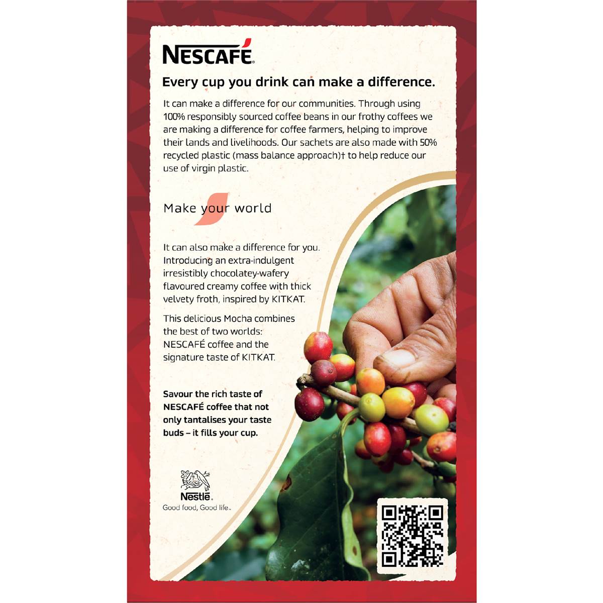 Nescafe Kit Kat Mocha Sachets 8 pack