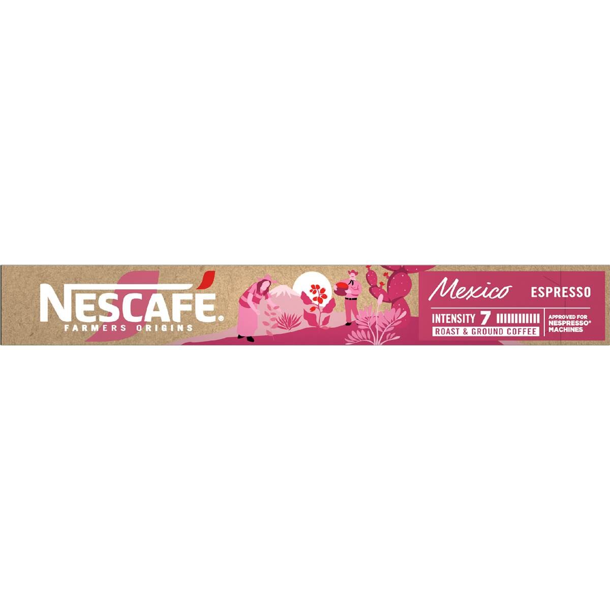 Nescafe Farmers Origin Pods Mexico Espresso Coffee Capsules 10 pack