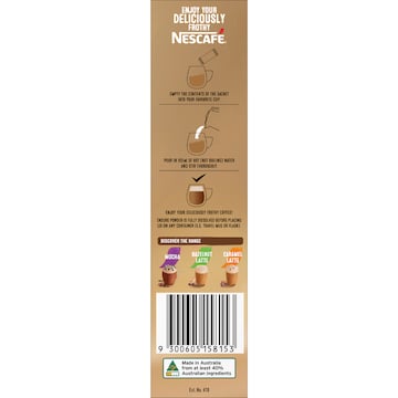 Nescafe Velvety White Choc Mocha Coffee Sachets 8 pack