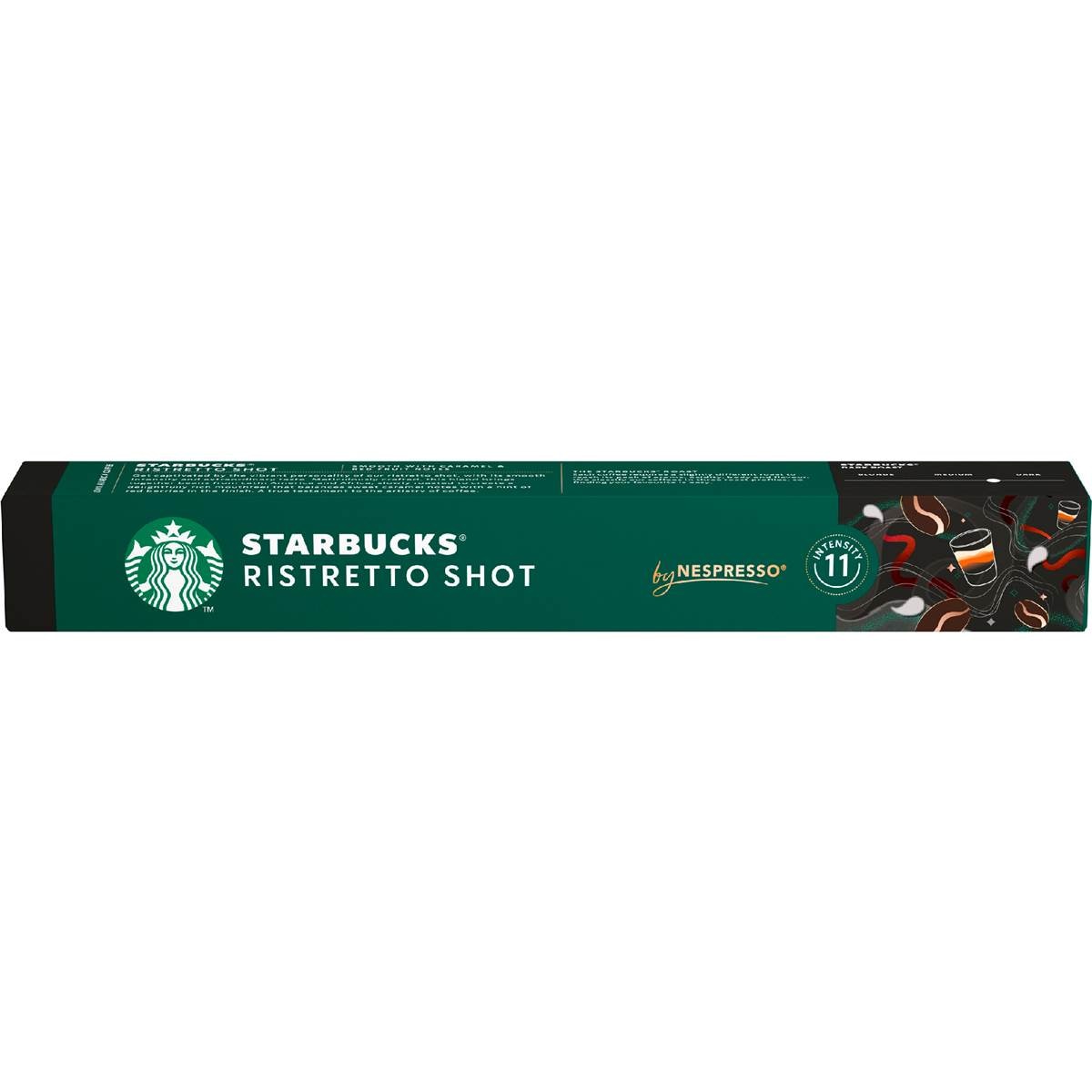 Starbucks by Nespresso Ristretto Coffee Pods 10 pack