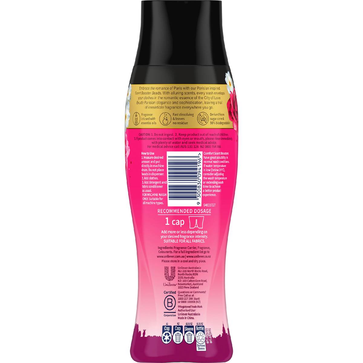 Comfort Paris Scent Booster Beads Rose Jasmine & Vanilla 425g