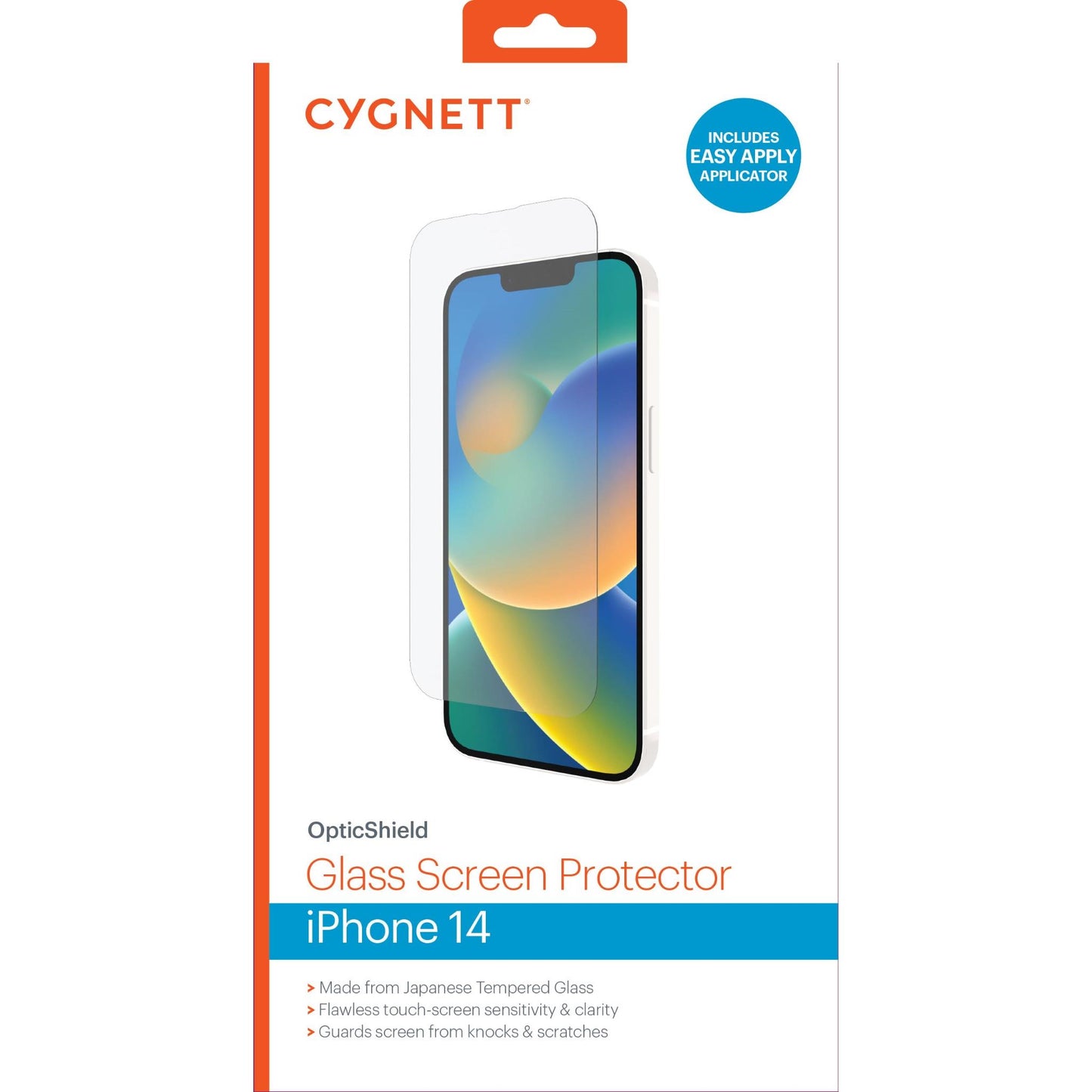 Cygnett OpticShield Screen Protector for iPhone 16e/14/13